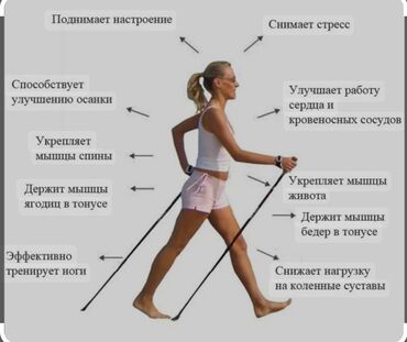 Красота и здоровье: Палки для скандинавской ходьбы самая оптимально простая Данный товар