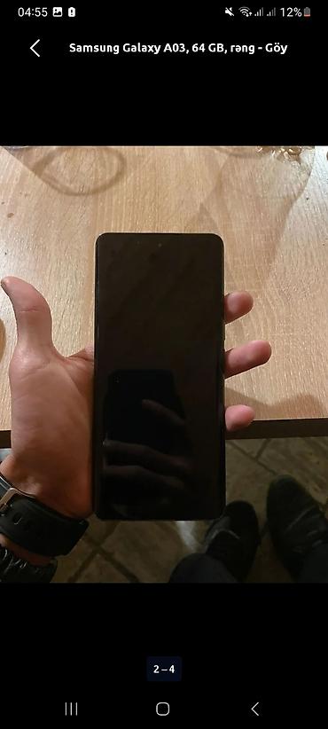 iphone 6 j: Samsung Galaxy A12, 64 GB, rəng - Mavi, İki sim kartlı — 3