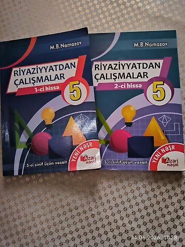2 kitab birlikdə 9 man Riyaziyyatdan Çalışmalar – 5-ci sinif lalafo.az -da 2 kitab birlikdə 9 man Riyaziyyatdan Çalışmalar – 5-ci sinif