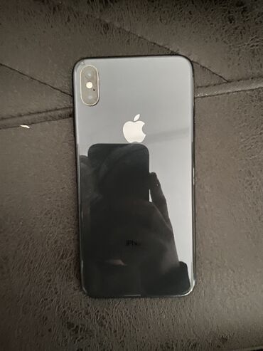 айфон 9 бу бишкек: IPhone Xs Max, Колдонулган, 256 ГБ, Black Titanium, Коргоочу айнек, 100 %