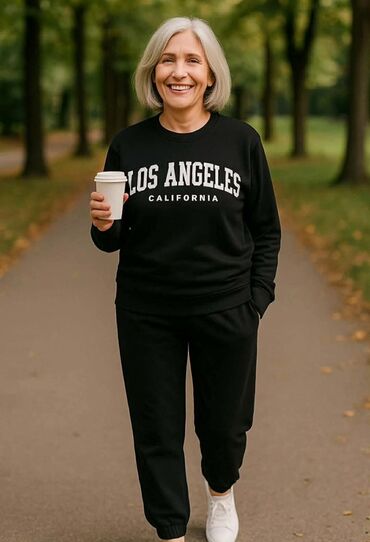 Gornji i donji deo: 💥Ženski komplet trenerke – crna dukserica i donji deo ✅Pamuk xs s m l na lalafo.rs — 1 Gornji i donji deo: 💥Ženski komplet trenerke – crna dukserica i donji deo ✅Pamuk xs s m l — 1