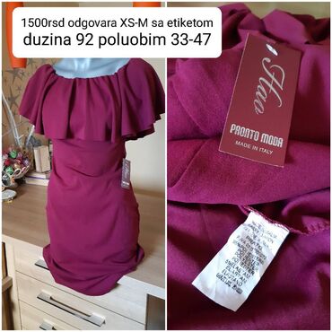 Haljine: S (EU 36), bоја - Šareno, Kratkih rukava — 20