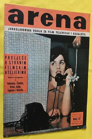 posta crvenka: ARENA, JUGOSLAVENSKA REVIJA ZA FILM, 27-29, 31, 36 | Arena — 1