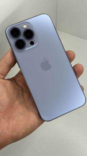 iphone 13 pro цена бишкек: IPhone 13 Pro, Колдонулган, 256 ГБ, Sierra Blue, 76 %