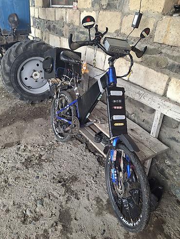 электро велосипед: Satır velosipet əla vəziyətdədi moped və mateskletlə də barter olunur — 1