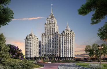 Продажа квартир: 3 комнаты, 119 м², Элитка, 7 этаж, ПСО (под самоотделку)