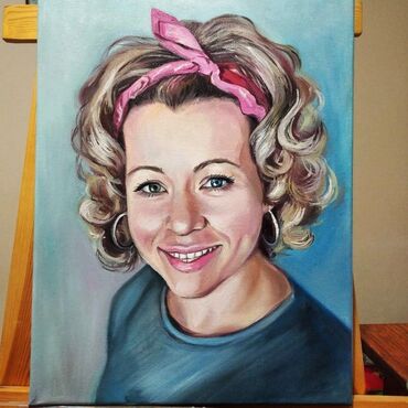 Другие услуги: Портрет маслом на заказ, картина по фото, портрет живопись, авторская — 7