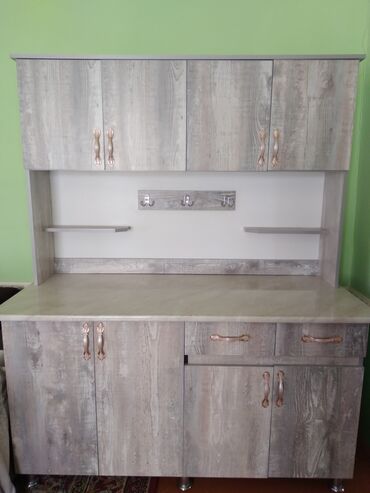 каракол мебель: Кухонный гарнитур, цвет - Серый, Новый