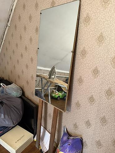 декор: Напольное зеркало на деревянных ножках - Тип: напольное — 1