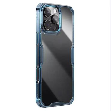Maske i futrole za telefone: Maska Nillkin Nature Pro za iPhone 16 Pro Max 6.9 plava. Kataloški — 3