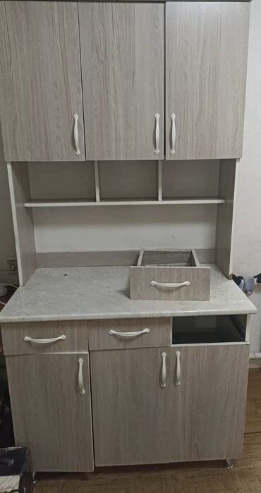 бу сервант: Кухонный комод, Б/у, Без мойки, Дерево, Самовывоз
