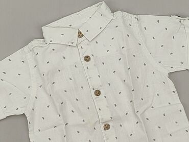 zara krotki top: Shirt 1.5-2 years, condition - Very good, pattern - Print, color - White