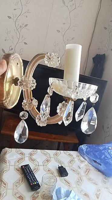 Ev və bağ: Divar aplikası – klassik kristal dizayn - Təkqollu divar lampası — 1