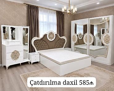 alça satışı 2023: Yataq dəsti satılır çatdırılma daxil 580₼. İdeal vəziyyətdə. Matrası — 1