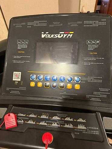 VolksGym qaçış trenajoru - Konsol: Böyük ekranlı idarəetmə paneli