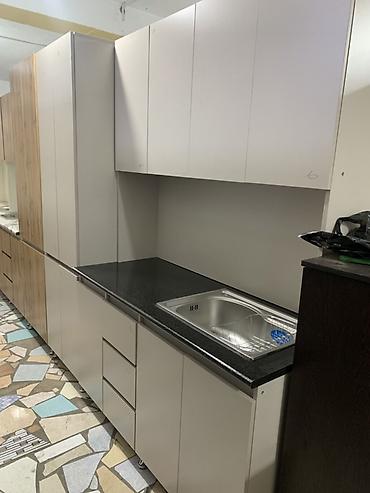 silver kitchen: Кухонный гарнитур, Новый, цвет - Белый, ДСП, Бесплатная доставка — 2