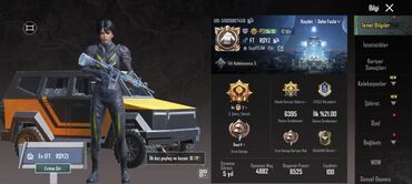 PS5 (Sony PlayStation 5): Pubg mobile hesabı 31 desdansı buz 4 səviyyə
