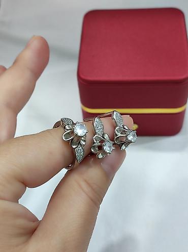 Серебряные наборы украшений: Набор украшений, Проба 925, Женские, Новый — 3