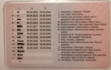 работа в бишкек: Ищу работу на водителя. Есть опыт( СЕ )1год по Германии. Опыт по