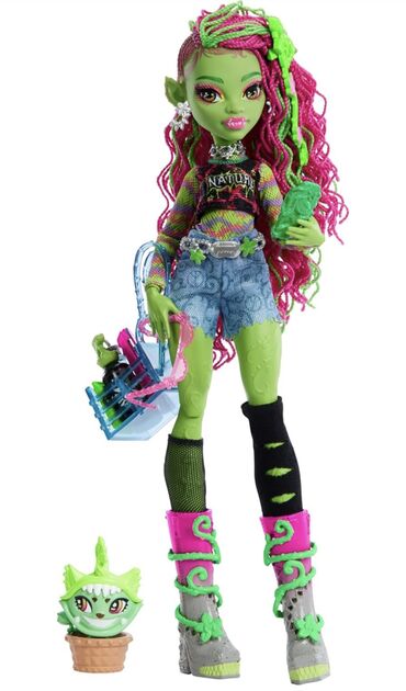 удобные детские коляски: Кукла монстер хай ( monster high) Венера базовая, 3 поколения. НА