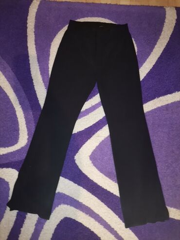 elegantne pantalone sa visokim strukom: L (40), XL (42), 2XL (44), Visok struk, Zvoncare