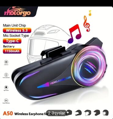 Qulaqcıqlar: Yeni Simsiz (Bluetooth) Qulaqcıqlar, rəng - Qara — 1