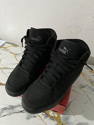 кеды polo: Высокие оргинал кеды Puma, полностью черные - Модель: высокие — 2