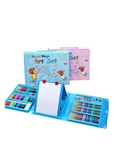 детский набор для рисования: Набор для рисования 208предмет Для девочек и мальчиков