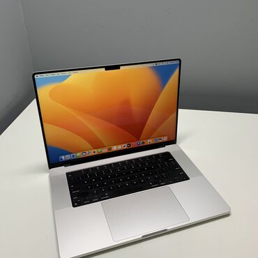 купить ноутбук apple дешево: Ноутбук, Apple, 16 ГБ ОЭТ, Apple M1 Pro, 16 ", Колдонулган, эс тутум NVMe SSD