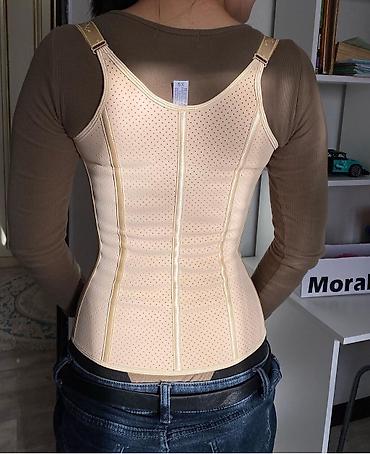 Бандажи, корсеты, корректоры: Майка корсет для похудения, после родов, для осанки, от боли в спине — 7