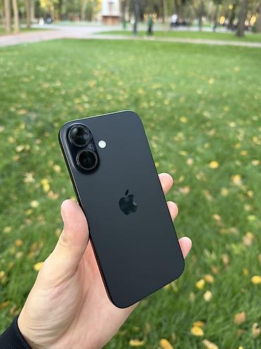 Уюлдук телефондор жана аксессуарлар: IPhone 16, 256 ГБ, цвет Black - Экран: 6.1", OLED, с Dynamic Island; — 1