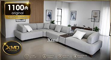islenmis masa: XMD Furniture – Fabrik istehsalı, orijinal künc divan dəsti - Ümumi — 1