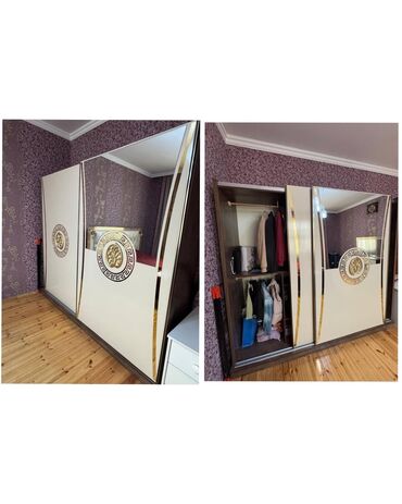 шкаф для стиральной машины в ванной: Б/у, Купе, 2 двери Прямой шкаф, Шкаф-вешалка