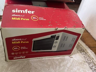 qaz sobasi ayrica dayanan: Duxovka Simfer, Elektrik, rəng - Ağ, Ayrıca dayanan, Yeni
