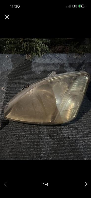 Передняя левая фара Honda 2003 г., Б/у, Оригинал, Япония
