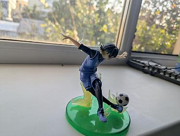 naruto shipuden: Аниме-фигурка футбольной тематики на подставке 2 акриловые по блю локу — 2