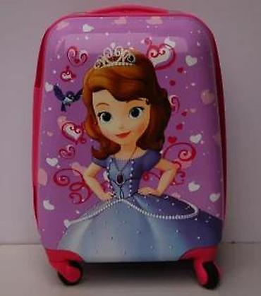 Rančevi, torbe i koferi: Dečiji set kofera sa motivom Sofije Prve, idealan za putovanja. Set — 21