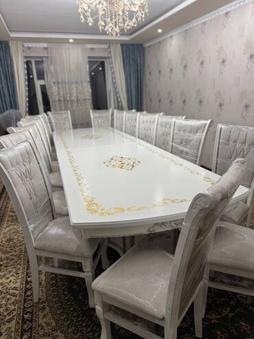 Столы и стулья для зала: Стол и стул для зала, цвет - Белый — 5