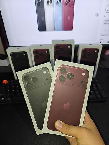 IPhone 18 Pro Max, Новый, 256 ГБ, Бордовый, Зарядное устройство, Защитное стекло, Чехол
