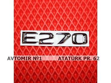 Aksesuarlar və tüninq: Demir yazi E270 🚙🚒 Ünvana və Bölgələrə ödənişli çatdırılma 💳BIRKART — 1