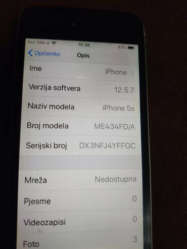 Apple iPhone: Apple iPhone iPhone 5s, 16 GB, Zlatna, Otisak prsta — 9