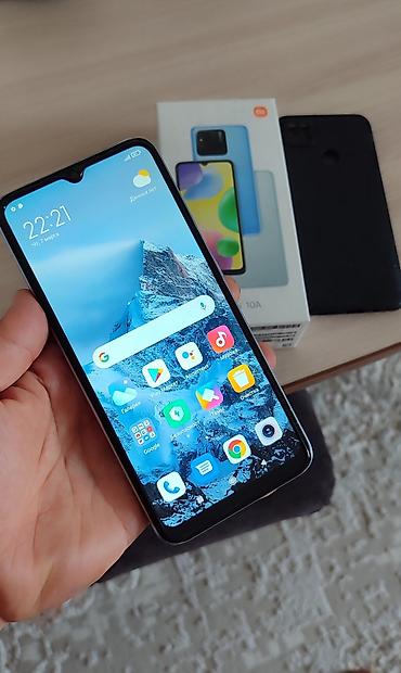 ne net: Redmi, Redmi 10A, Б/у, 128 ГБ, цвет - Серебристый, 2 SIM — 1