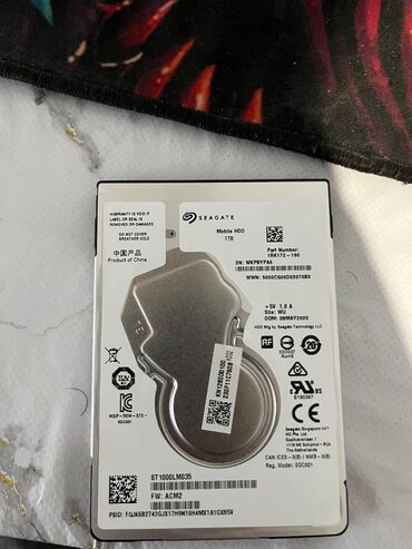 Ana platalar: Seagate 1 Tb