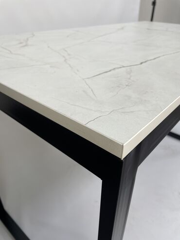 Офисные столы: Лофт столы С прочной металлической основой 25x25 мм и столешницей из — 8