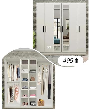 *6 Qapılı Dolab* – Sifarişlə Hazırlanır Ölçü: 240 × 47 × 200 Rəng lalafo.az -da *6 Qapılı Dolab* – Sifarişlə Hazırlanır Ölçü: 240 × 47 × 200 Rəng