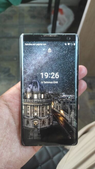 teze telefon: Nokia 8 Sirocco, 128 GB, rəng - Qara, Zəmanət, Sensor, Barmaq izi