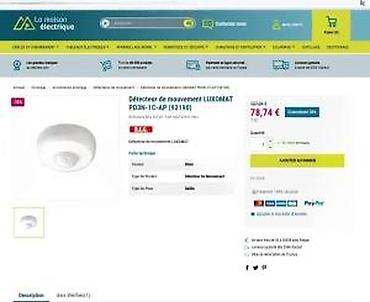Ostali elektro materijali: B.E.G. Brück PD3 N1 C-AP – plafonski senzor pokreta 360°, nadgradni — 13