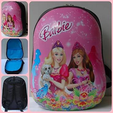 pink dzemper: Dečiji ranac sa tvrdom prednjom stranom, ukrašen motivima Barbie — 4