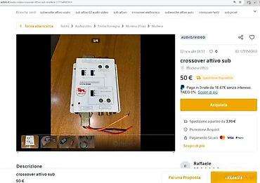 Audio oprema za auto: Interconti AC 5910 – aktivni skretnica/filter za auto subwoofer - — 3