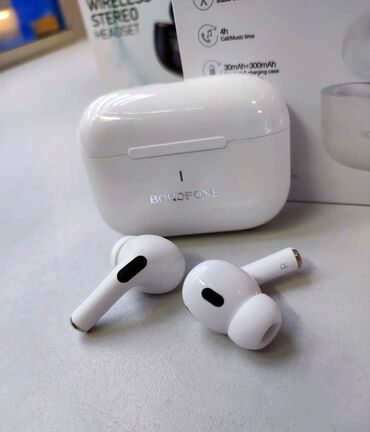 блок питания для компьютера ремонт: Беспроводные (Bluetooth) Наушники, Borofone, цвет - Белый